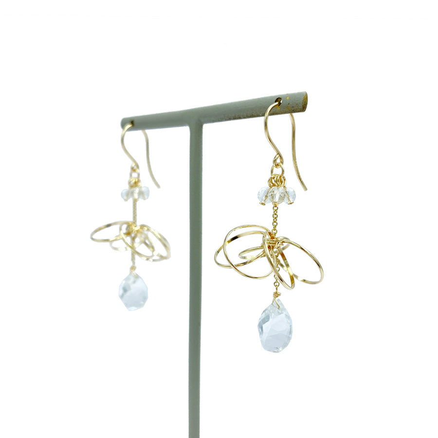 K14GF 煌めくシャンデリア ピアス|GFP1322