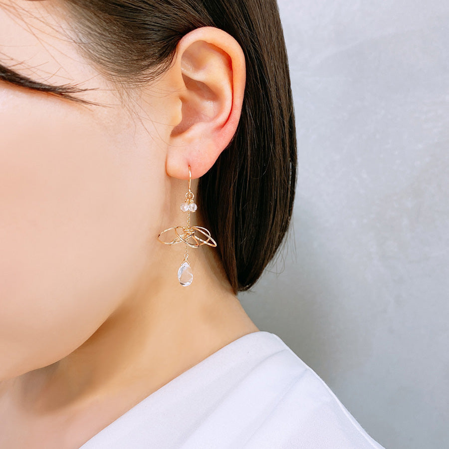 K14GF 煌めくシャンデリア ピアス|GFP1322