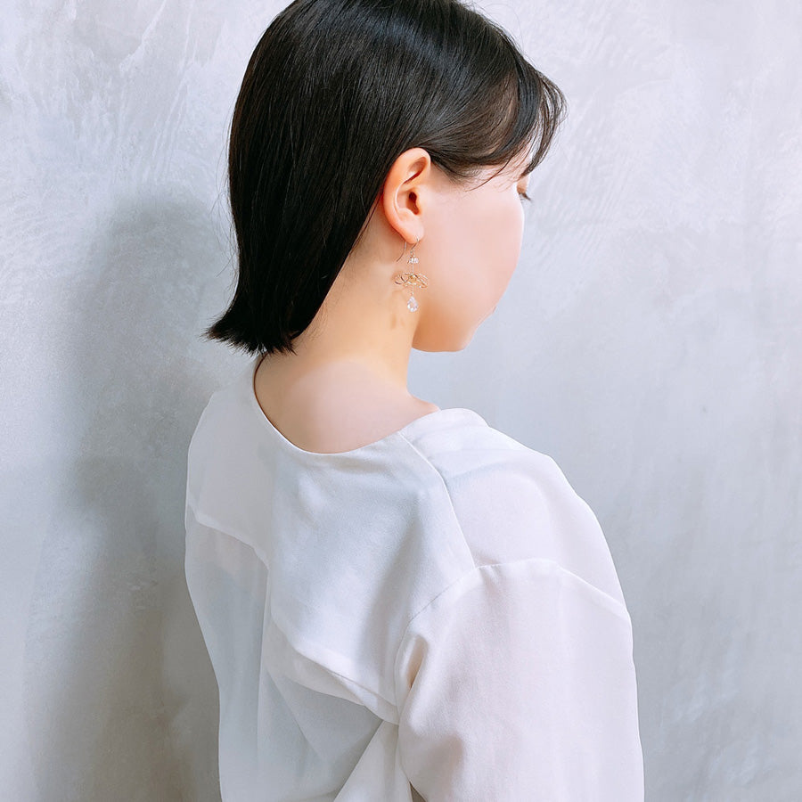 K14GF 煌めくシャンデリア ピアス|GFP1322