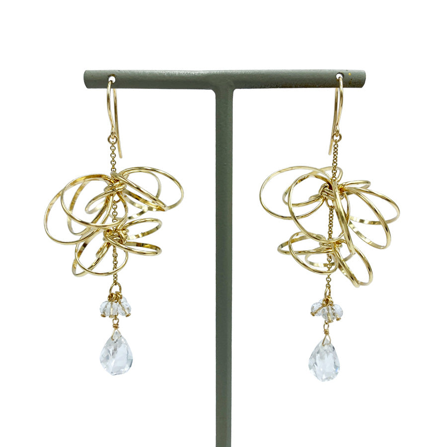 K14GF 煌めくシャンデリア ピアス|GFP1323