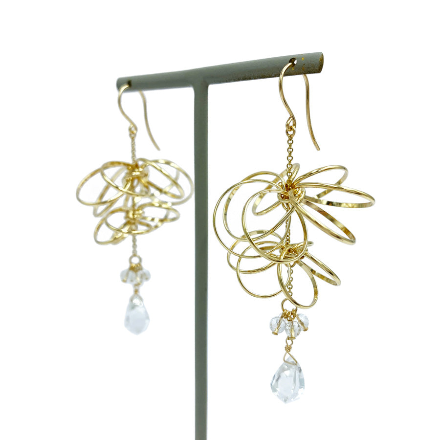 K14GF 煌めくシャンデリア ピアス|GFP1323