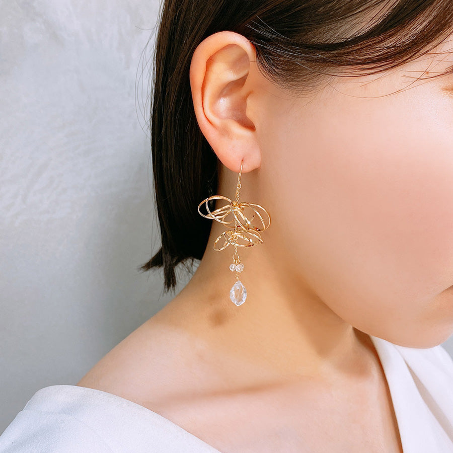 K14GF 煌めくシャンデリア ピアス|GFP1323