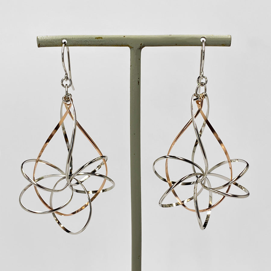 K14GF 美しき白銀世界 ピアス|GFP1332PW