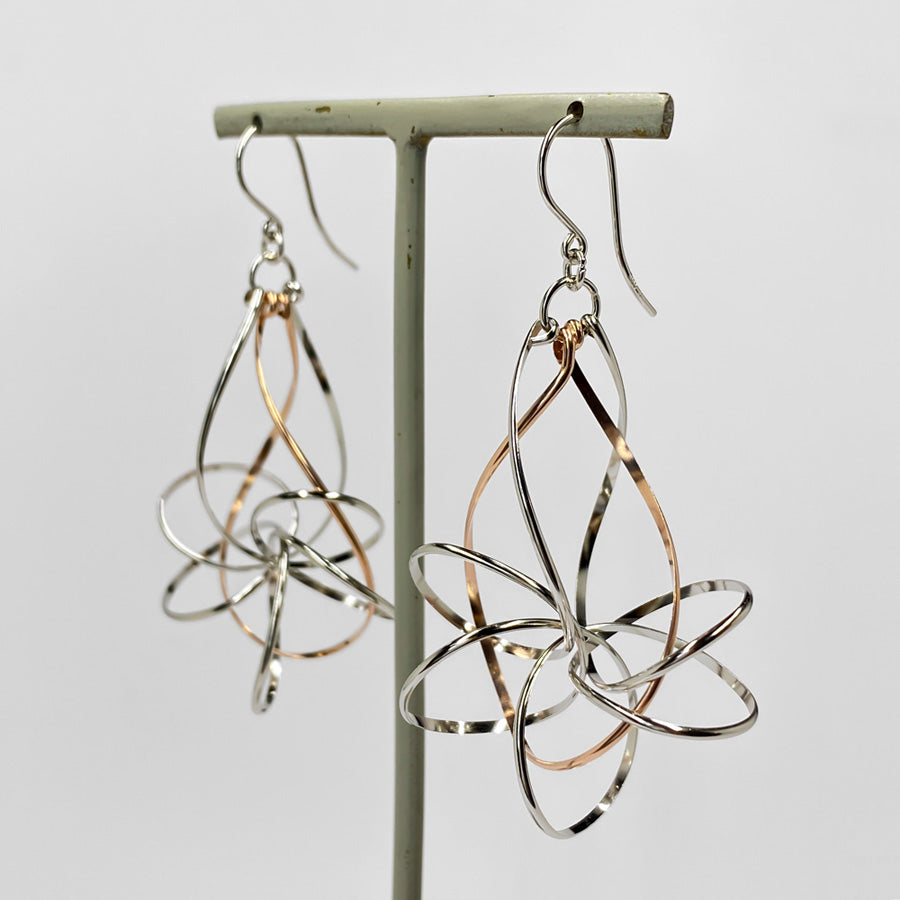 K14GF 美しき白銀世界 ピアス|GFP1332PW