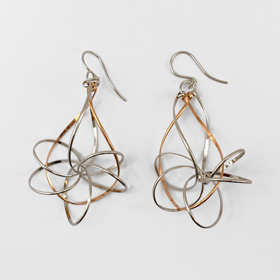 K14GF 美しき白銀世界 ピアス|GFP1332PW