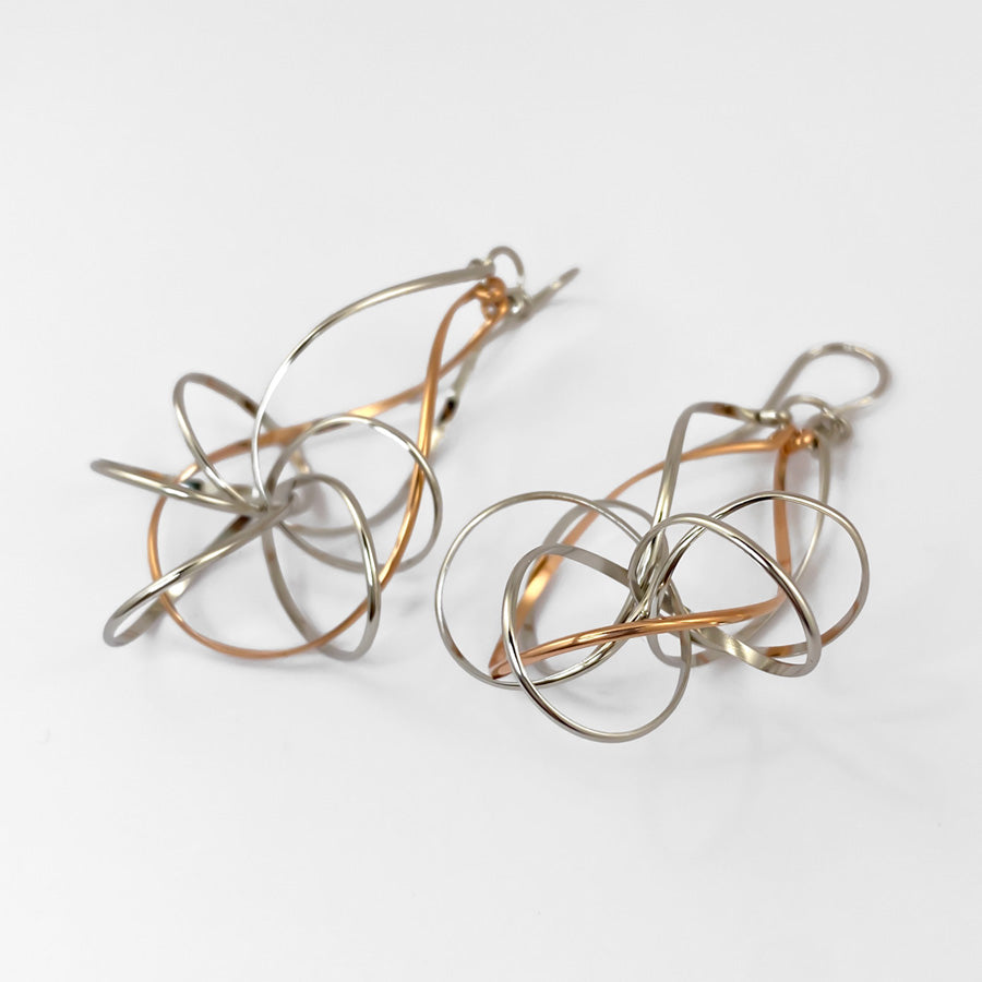 K14GF 美しき白銀世界 ピアス|GFP1332PW