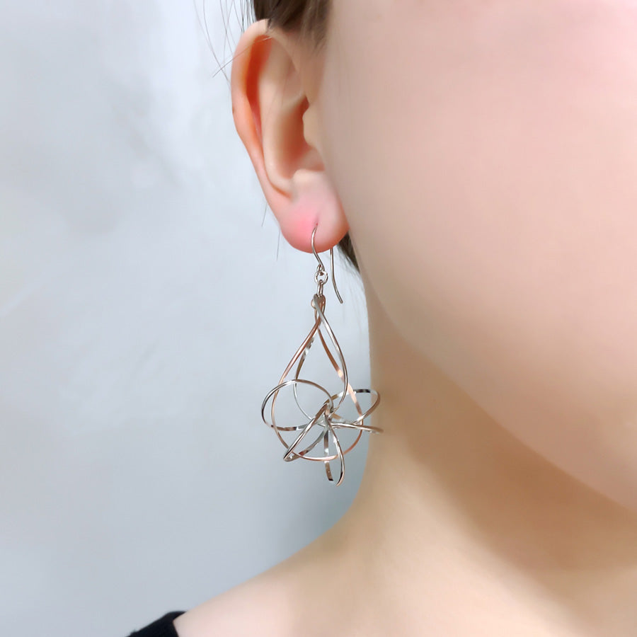 K14GF 美しき白銀世界 ピアス|GFP1332PW