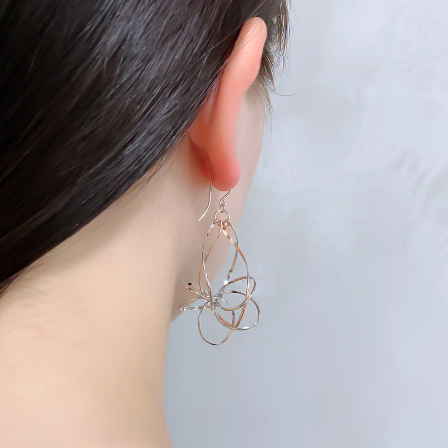 K14GF 美しき白銀世界 ピアス|GFP1332PW