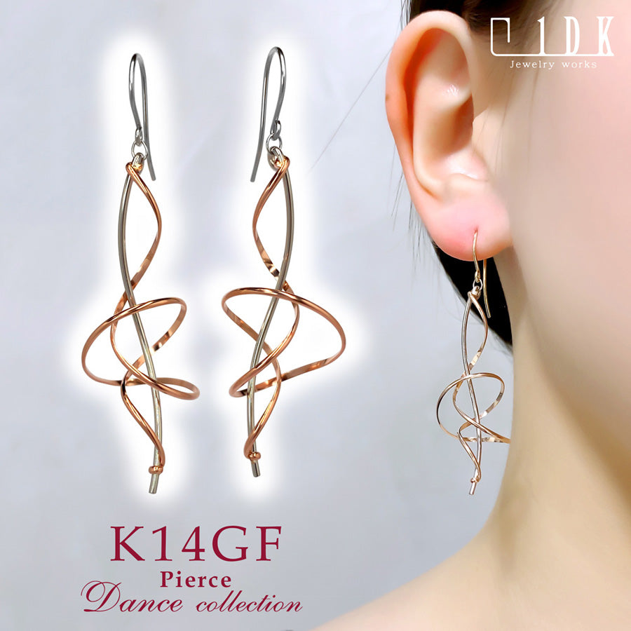 K14GF 優美なる所作 ピアス|GFP1339PW