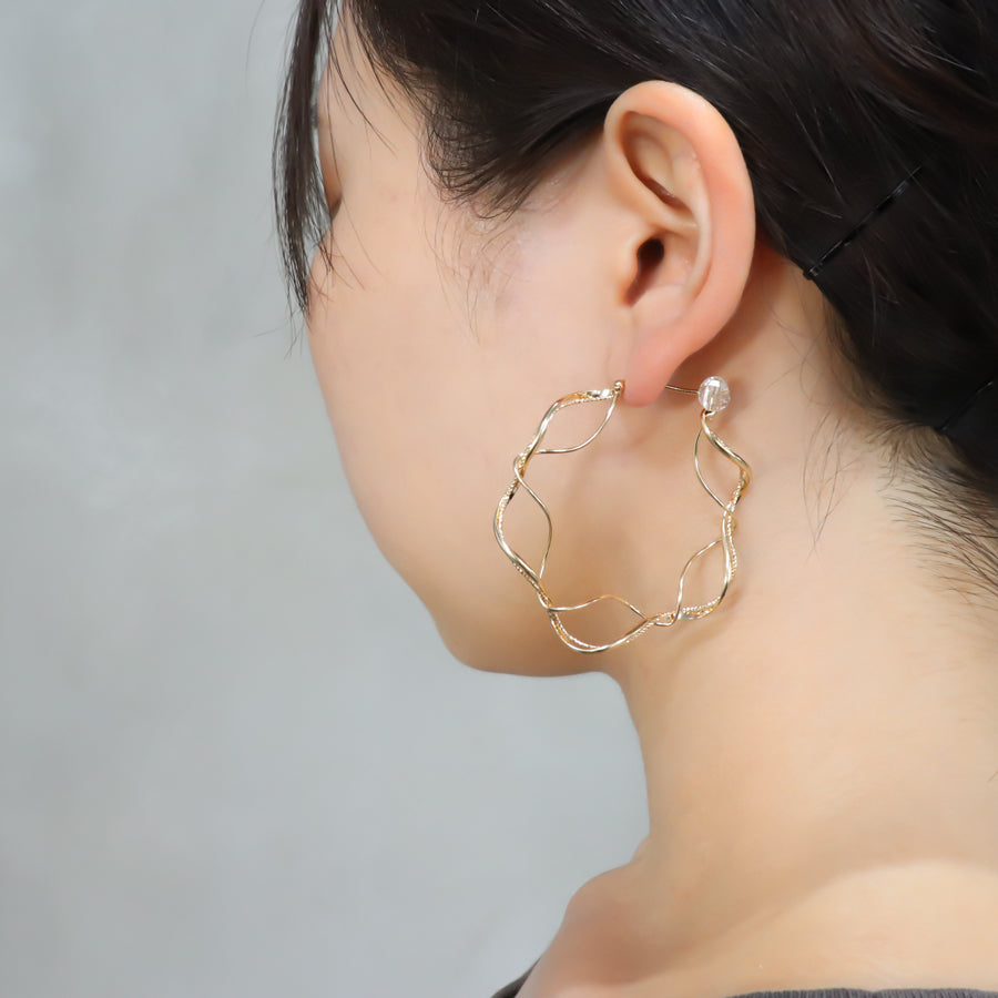 K14GF 光輪の描写 ピアス|GFP1346