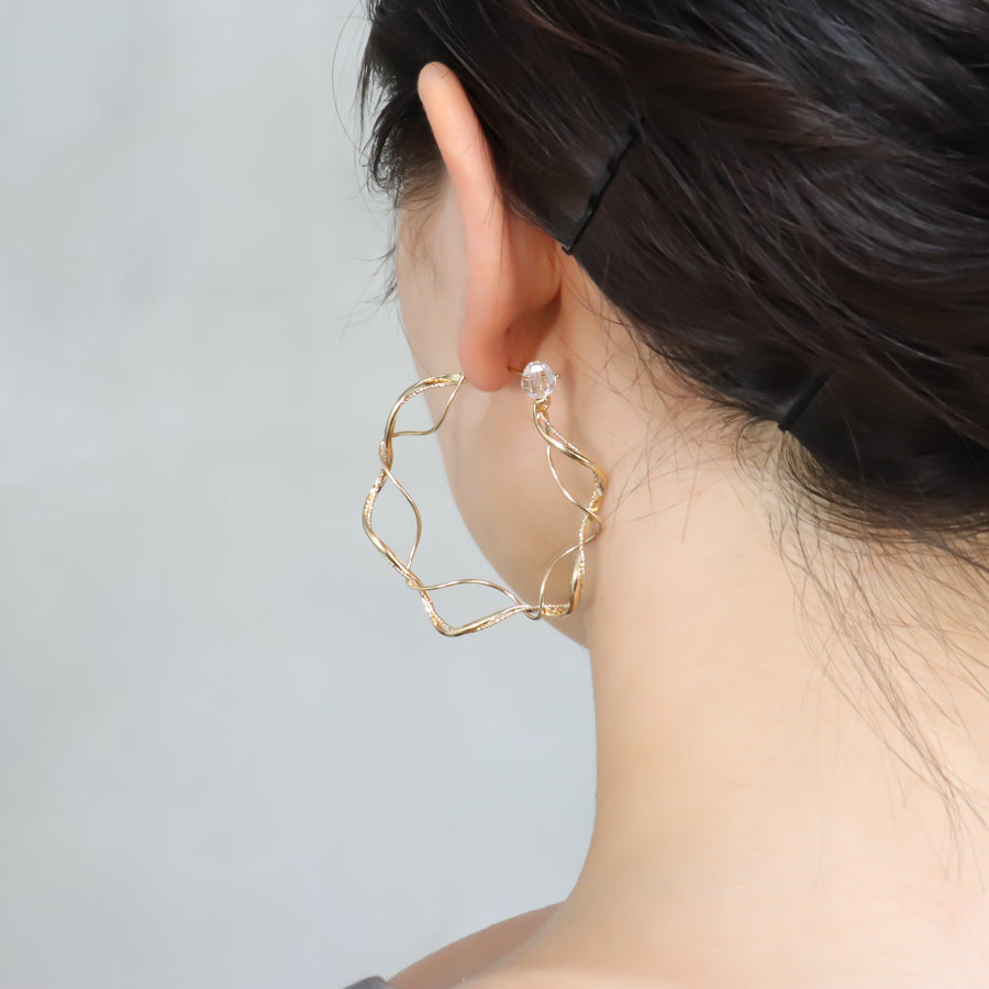 K14GF 光輪の描写 ピアス|GFP1346