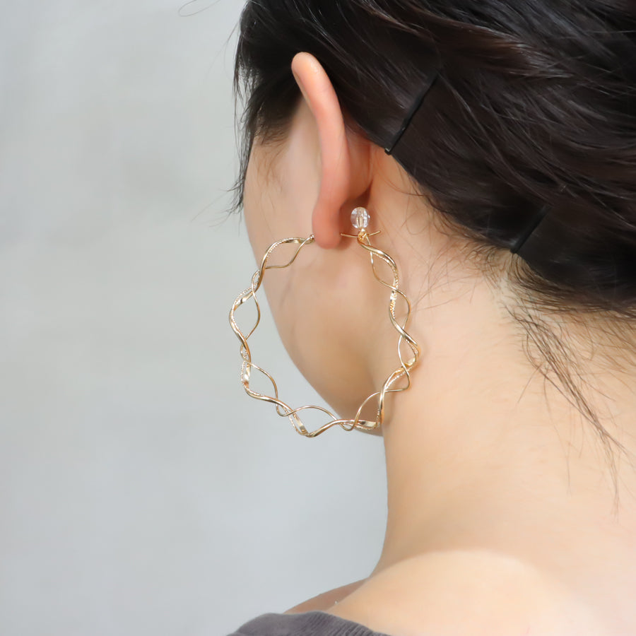 K14GF 光輪の描写 ピアス|GFP1347