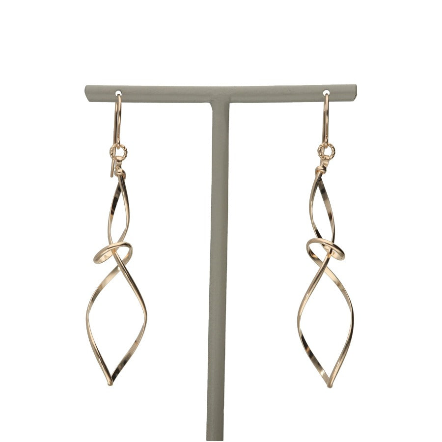 K14GF 豊潤な模様 ピアス|GFP1350