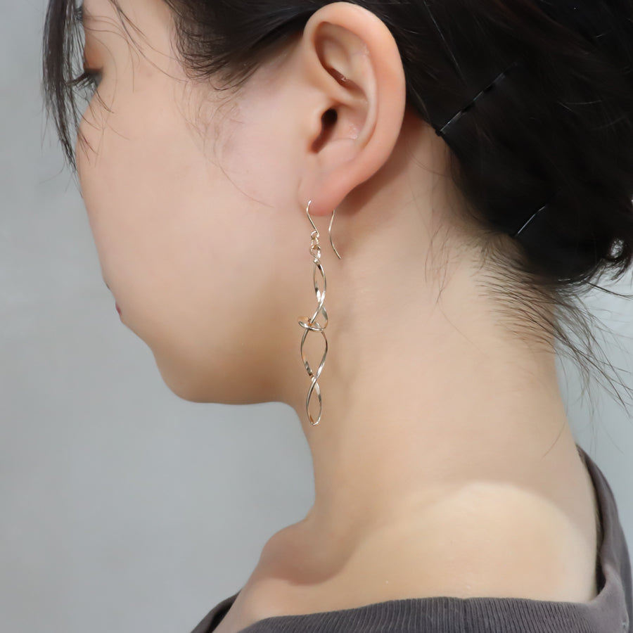 K14GF 豊潤な模様 ピアス|GFP1350