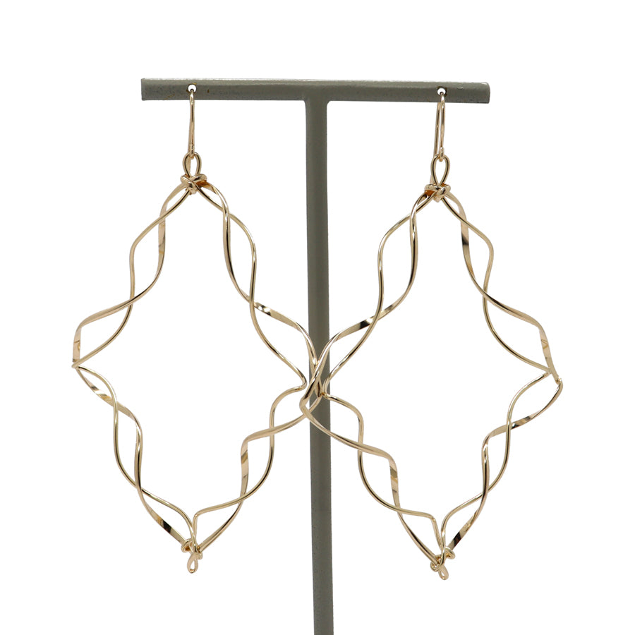 K14GF 肖像のフレーム ピアス|GFP1352