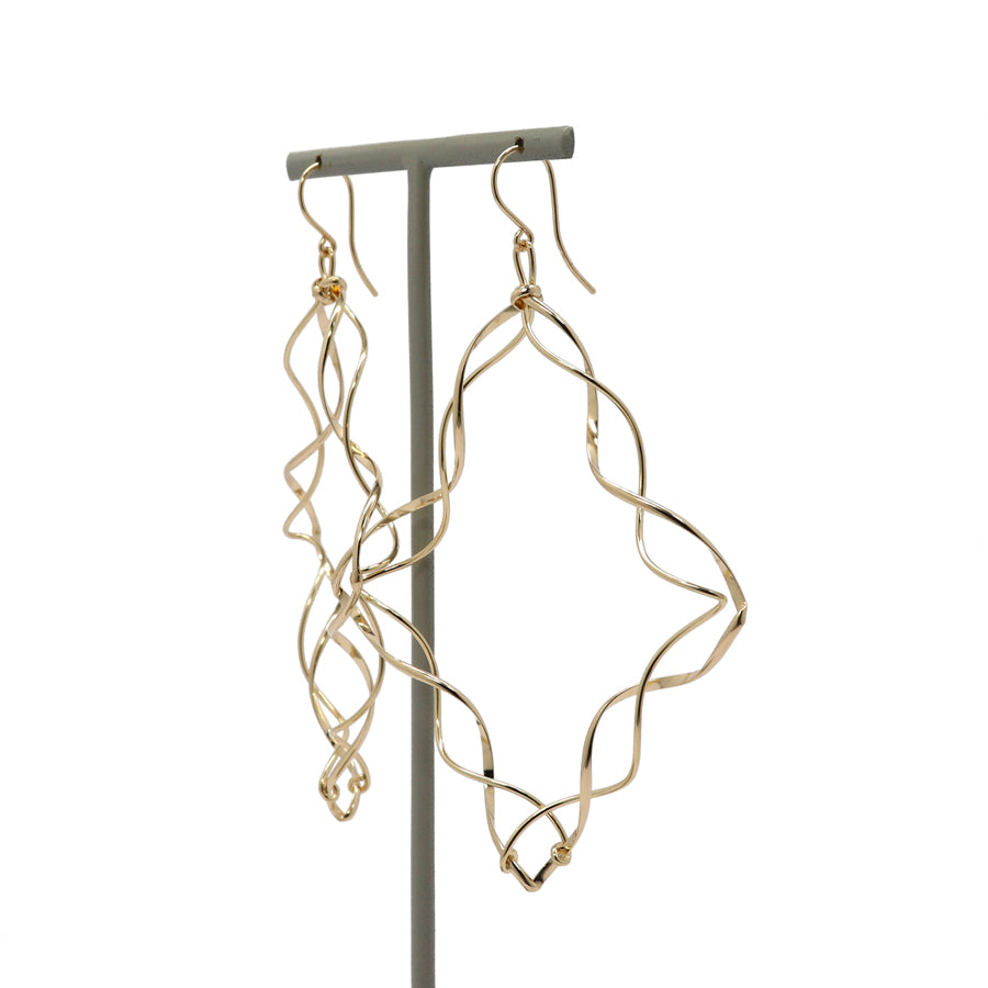 K14GF 肖像のフレーム ピアス|GFP1352