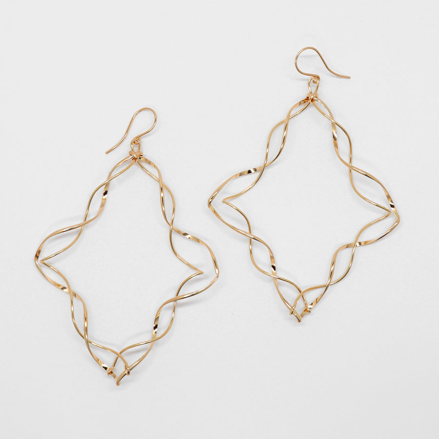 K14GF 肖像のフレーム ピアス|GFP1352