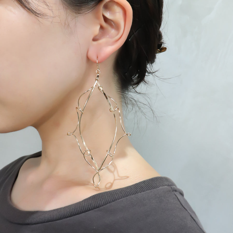 K14GF 夢の仰望 ピアス|GFP1353