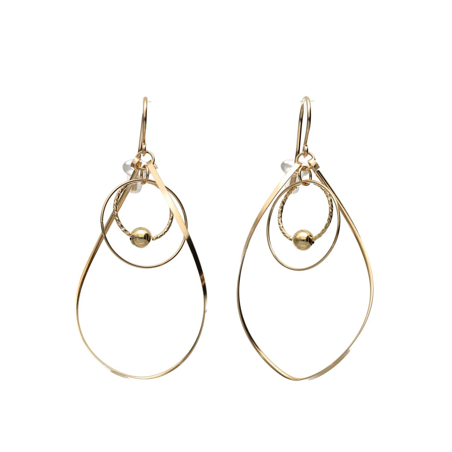 K14GF 歩みの煌めき ピアス|GFP1354GD