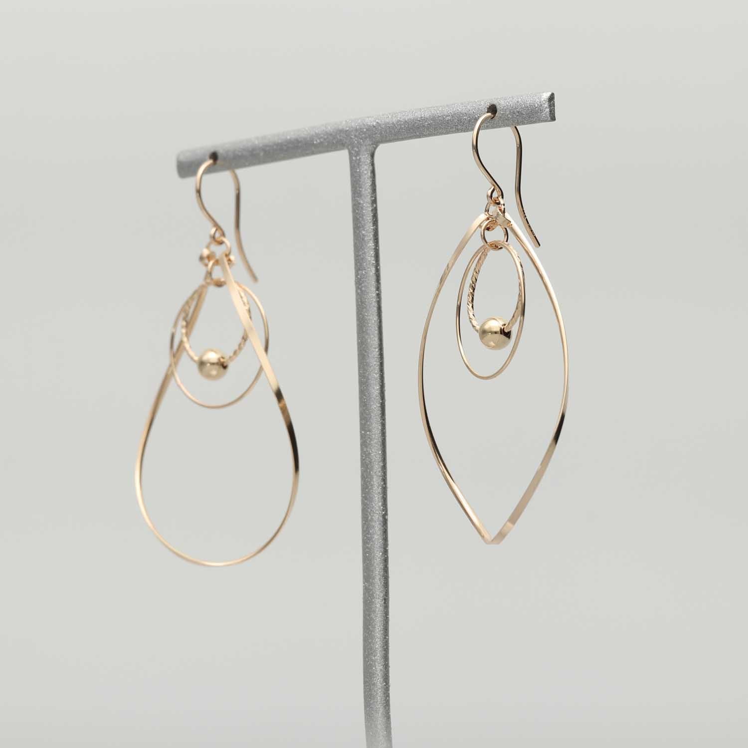 K14GF 歩みの煌めき ピアス|GFP1354GD