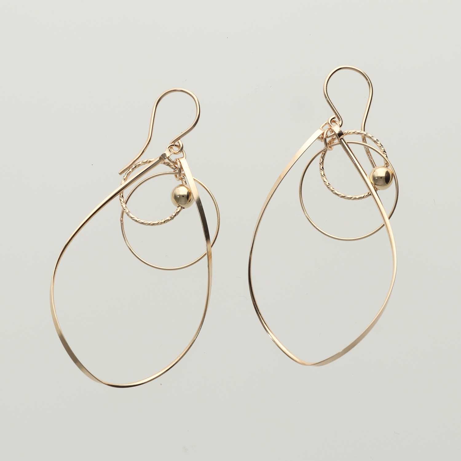 K14GF 歩みの煌めき ピアス|GFP1354GD