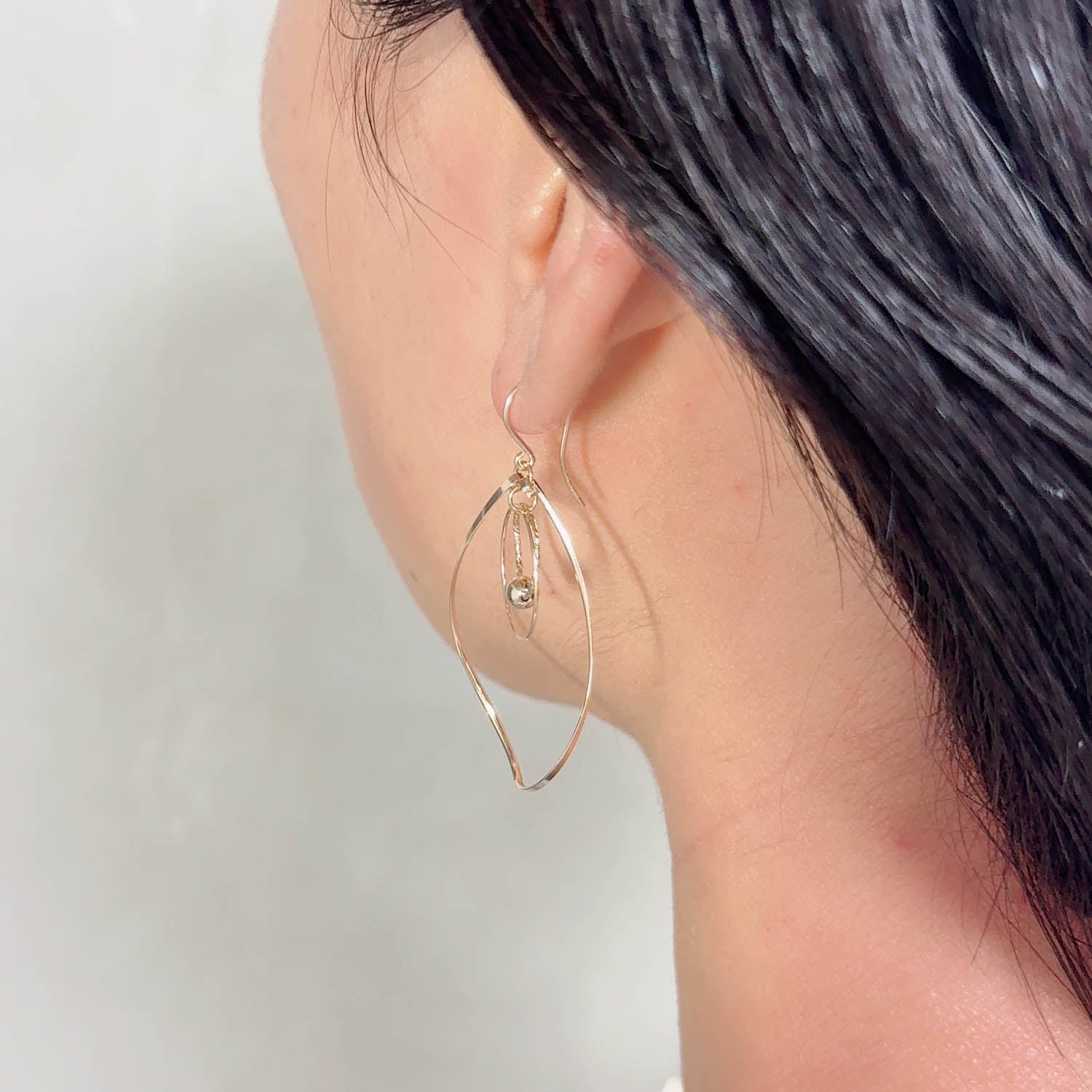 K14GF 歩みの煌めき ピアス|GFP1354GD