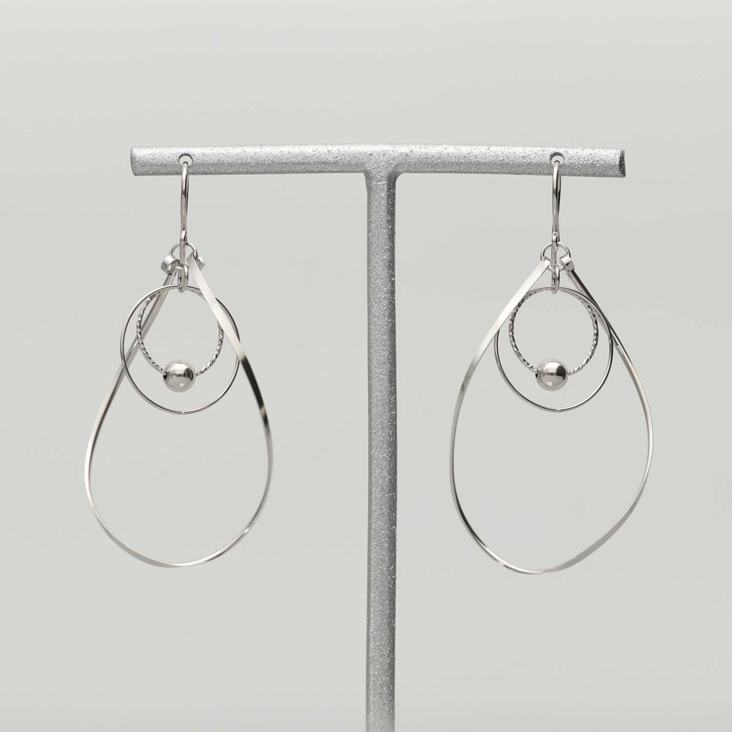 K14GF 歩みの煌めき ピアス|GFP1354WH