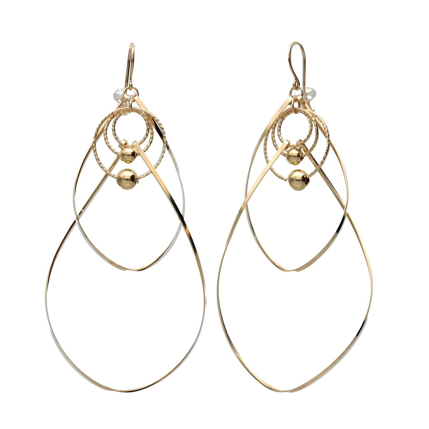 K14GF 歩みの煌めき ピアス|GFP1355GD