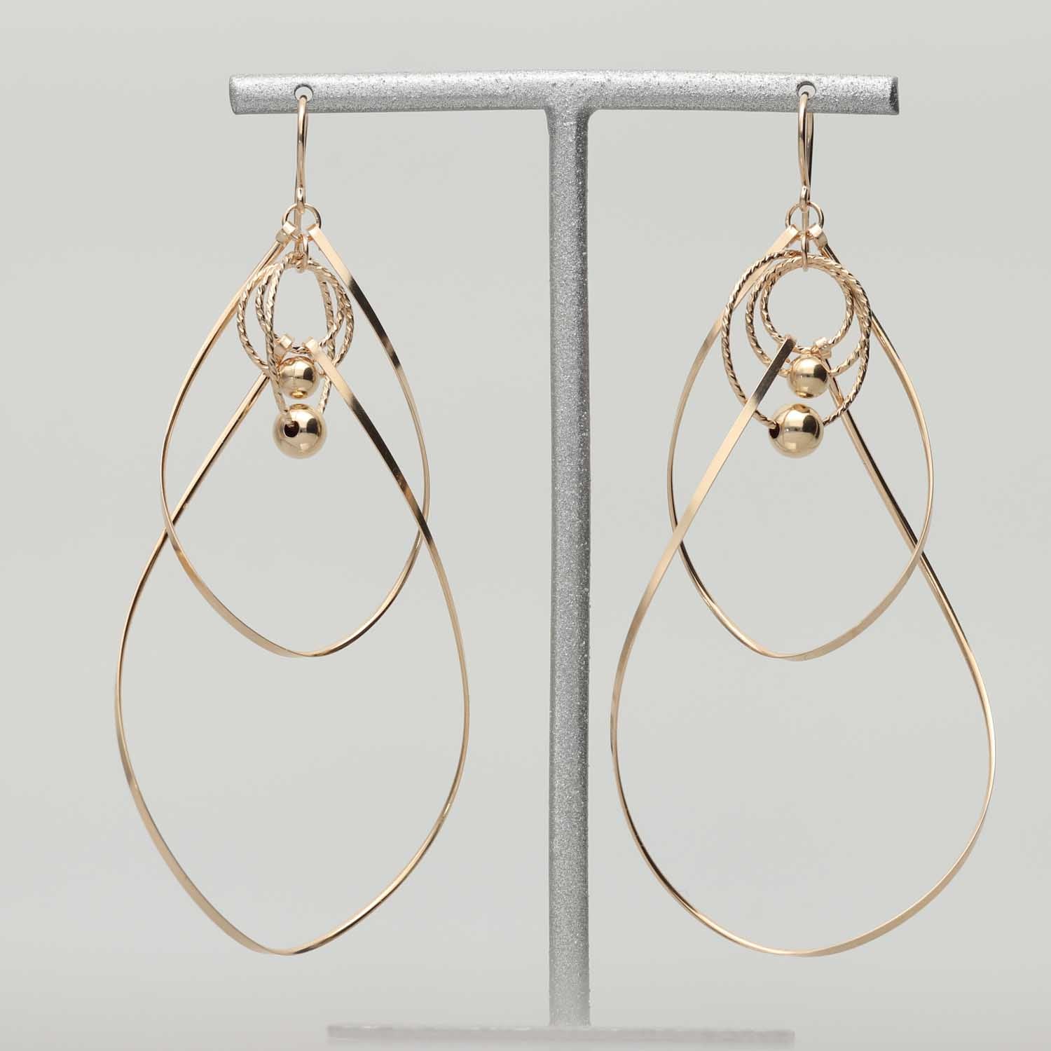 K14GF 歩みの煌めき ピアス|GFP1355GD