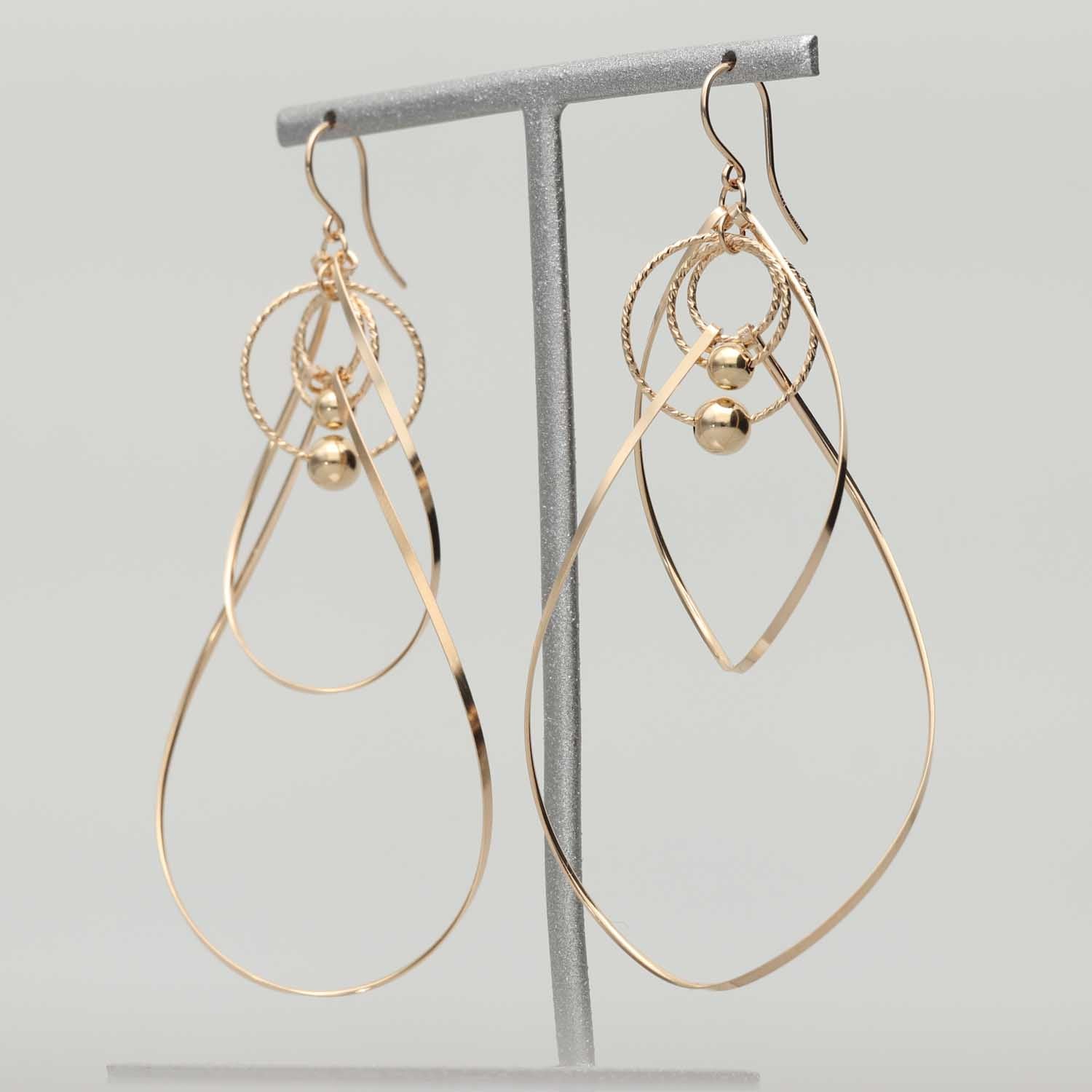 K14GF 歩みの煌めき ピアス|GFP1355GD