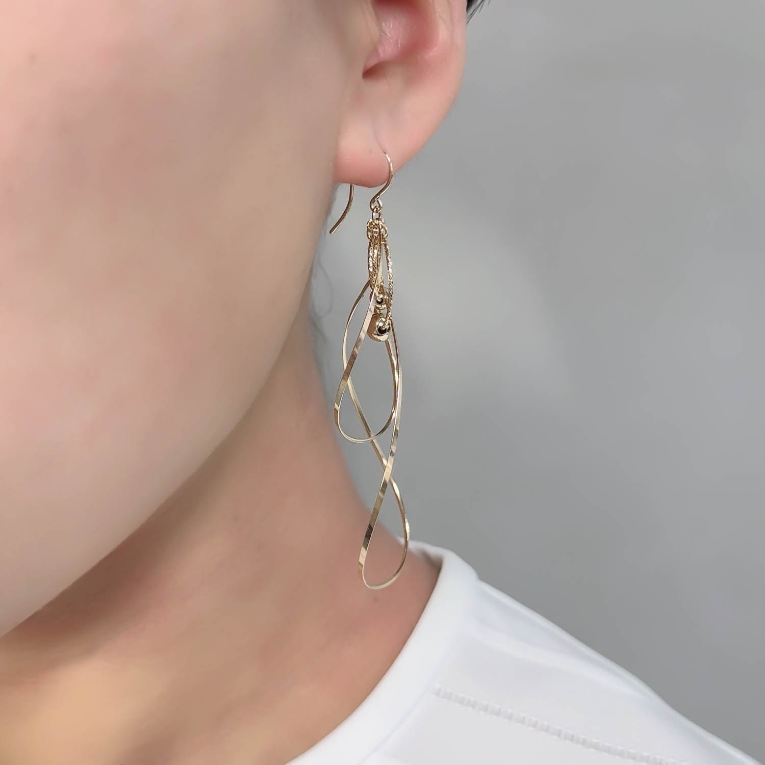 K14GF 歩みの煌めき ピアス|GFP1355GD