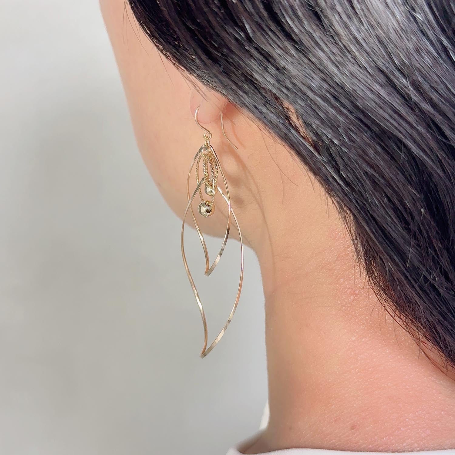 K14GF 歩みの煌めき ピアス|GFP1355GD