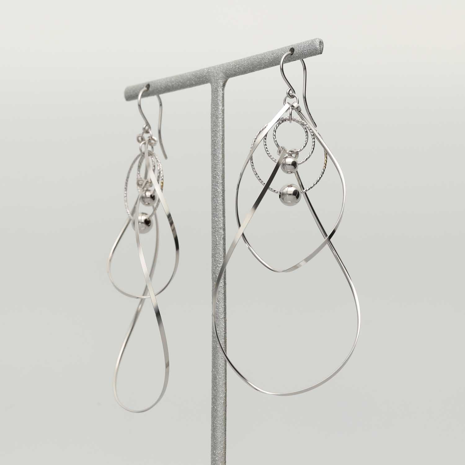 K14GF 歩みの煌めき ピアス|GFP1355WH