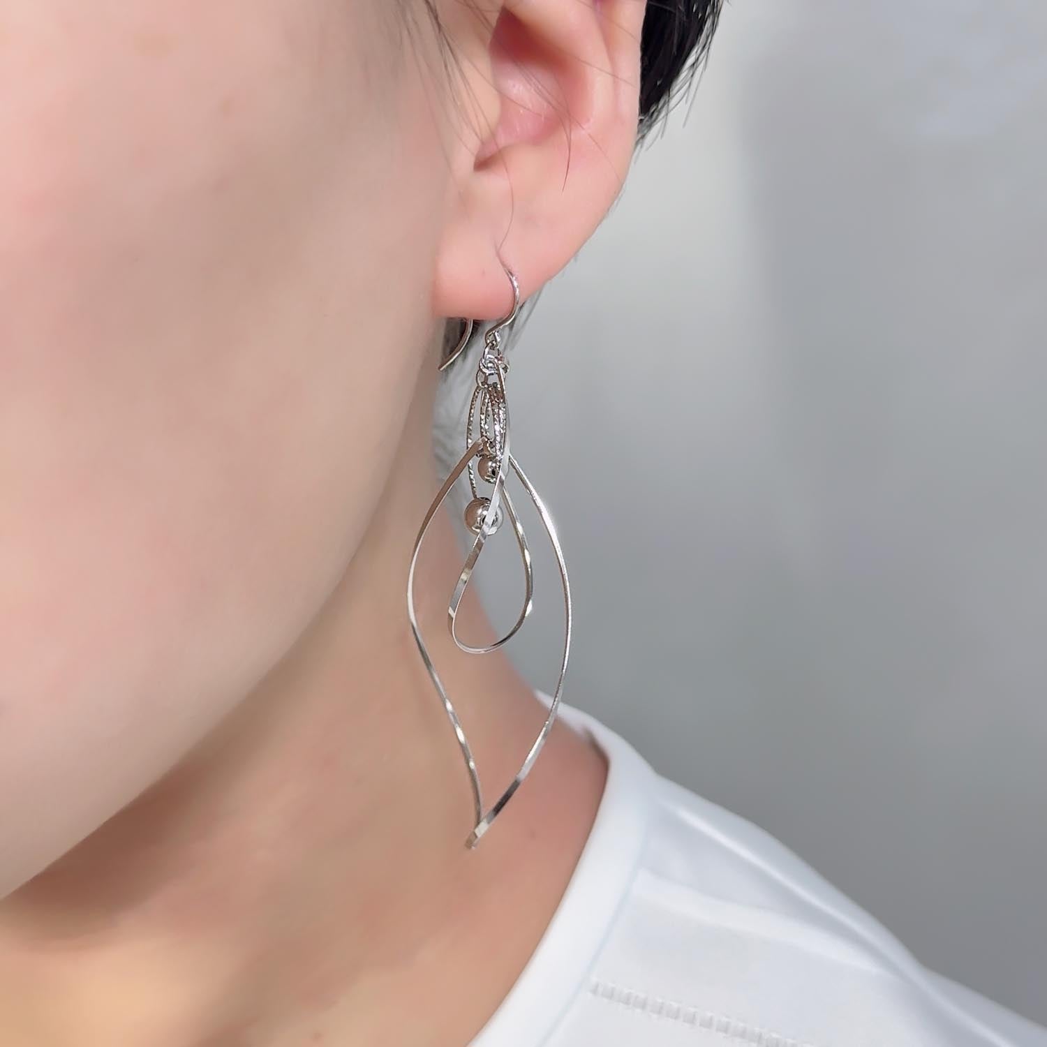 K14GF 歩みの煌めき ピアス|GFP1355WH