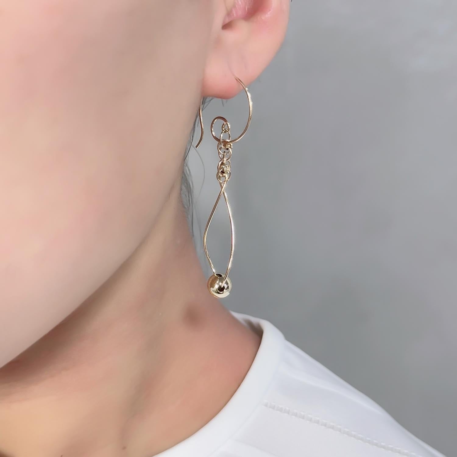 K14GF 未来を映す ピアス|GFP1356GD