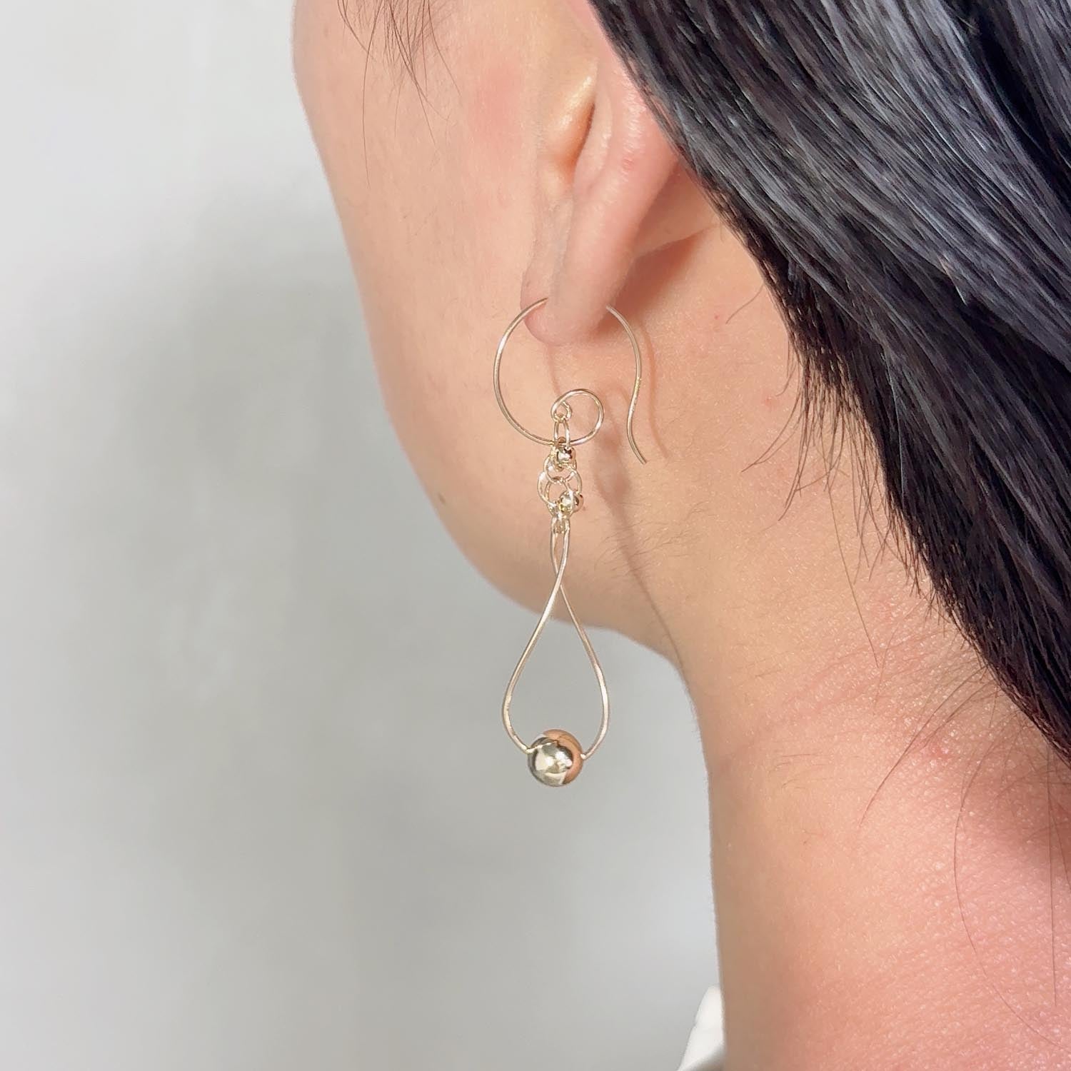 K14GF 未来を映す ピアス|GFP1356GD