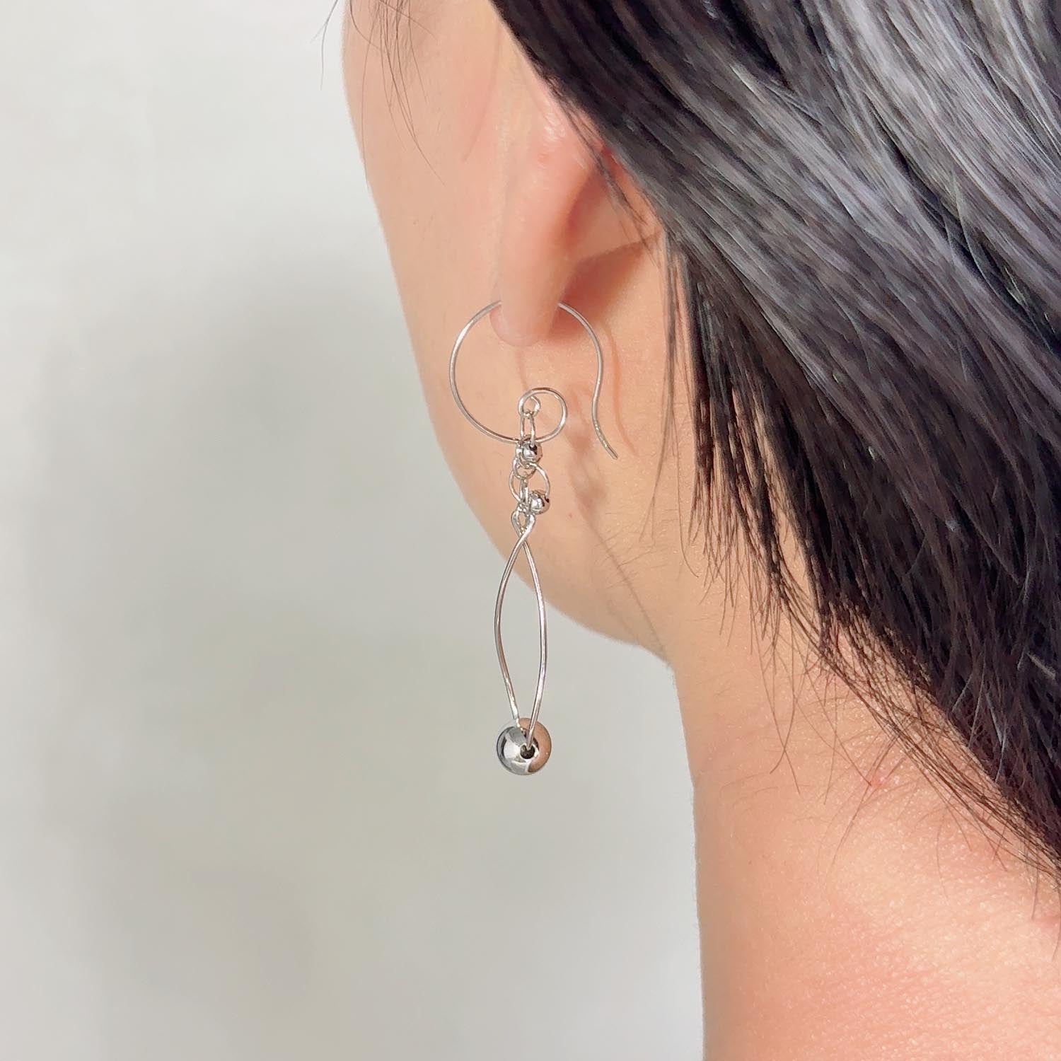 K14GF 未来を映す ピアス|GFP1356WH