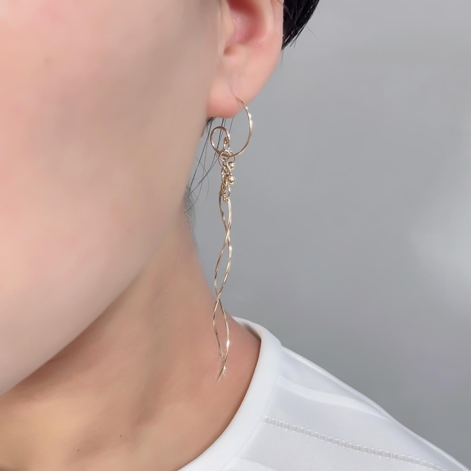 K14GF 道のりの輝き ピアス|GFP1357GD