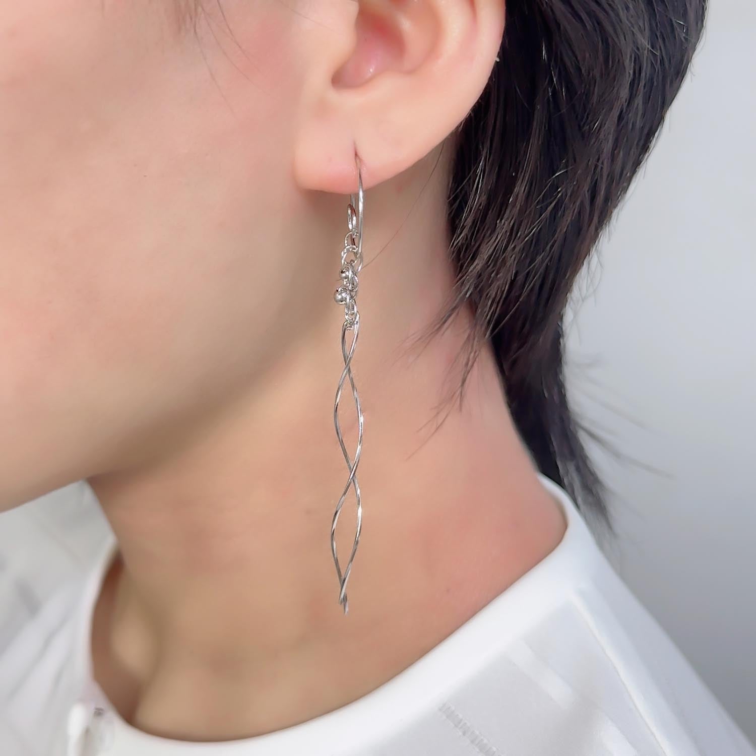 K14GF 道のりの輝き ピアス|GFP1357WH