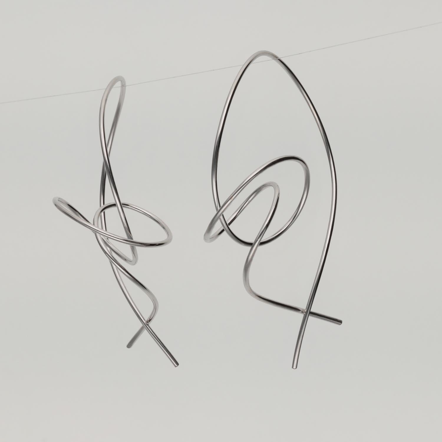 K14GF 風わたる森 ピアス|GFP1359WH