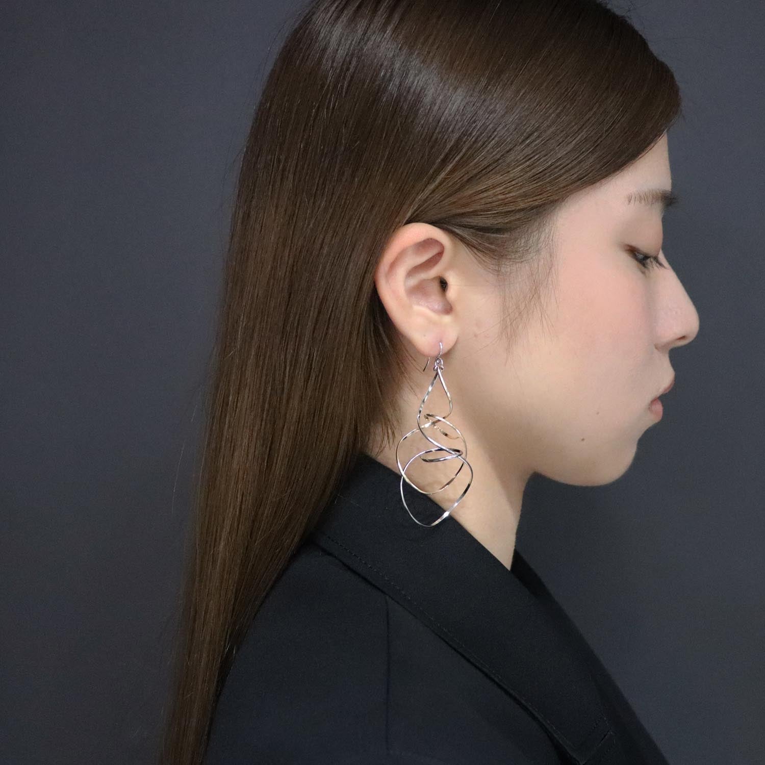 K14GF やわらかな透明感 ピアス|GFP1361WY