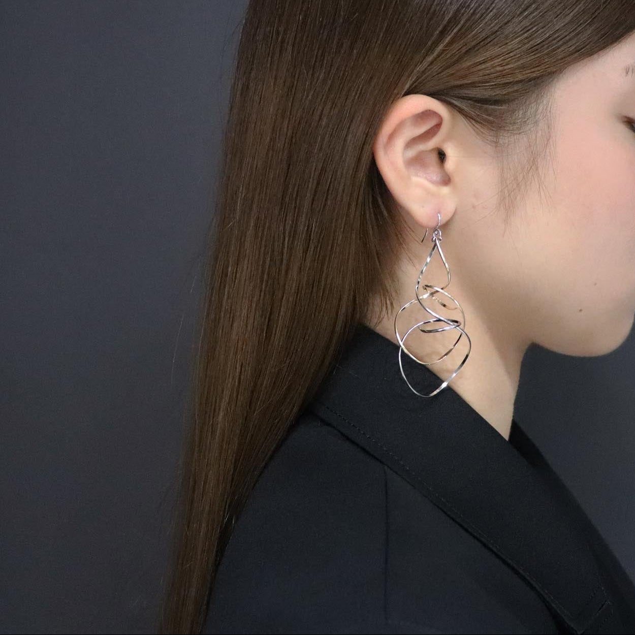 K14GF やわらかな透明感 ピアス|GFP1361WY