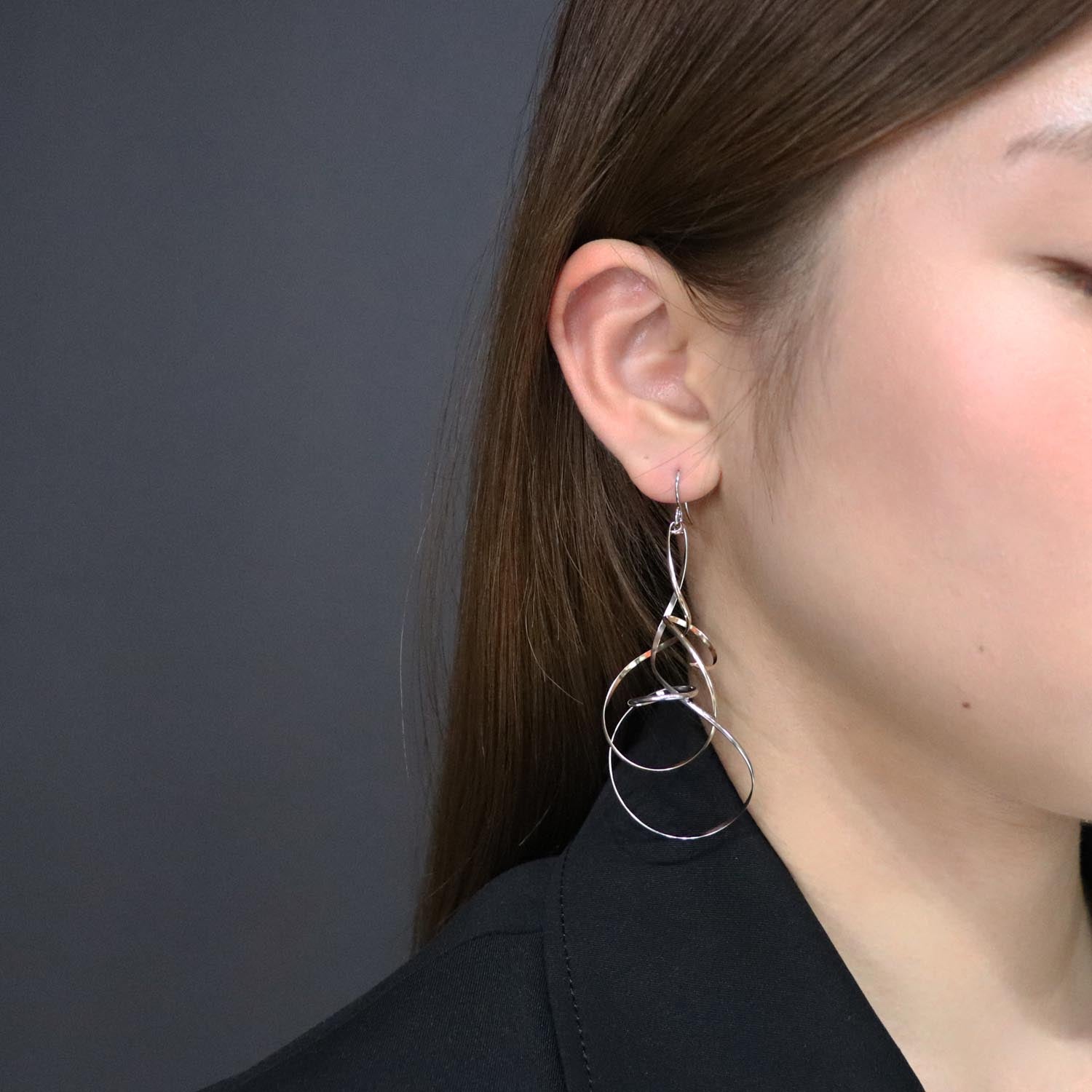 K14GF やわらかな透明感 ピアス|GFP1361WY