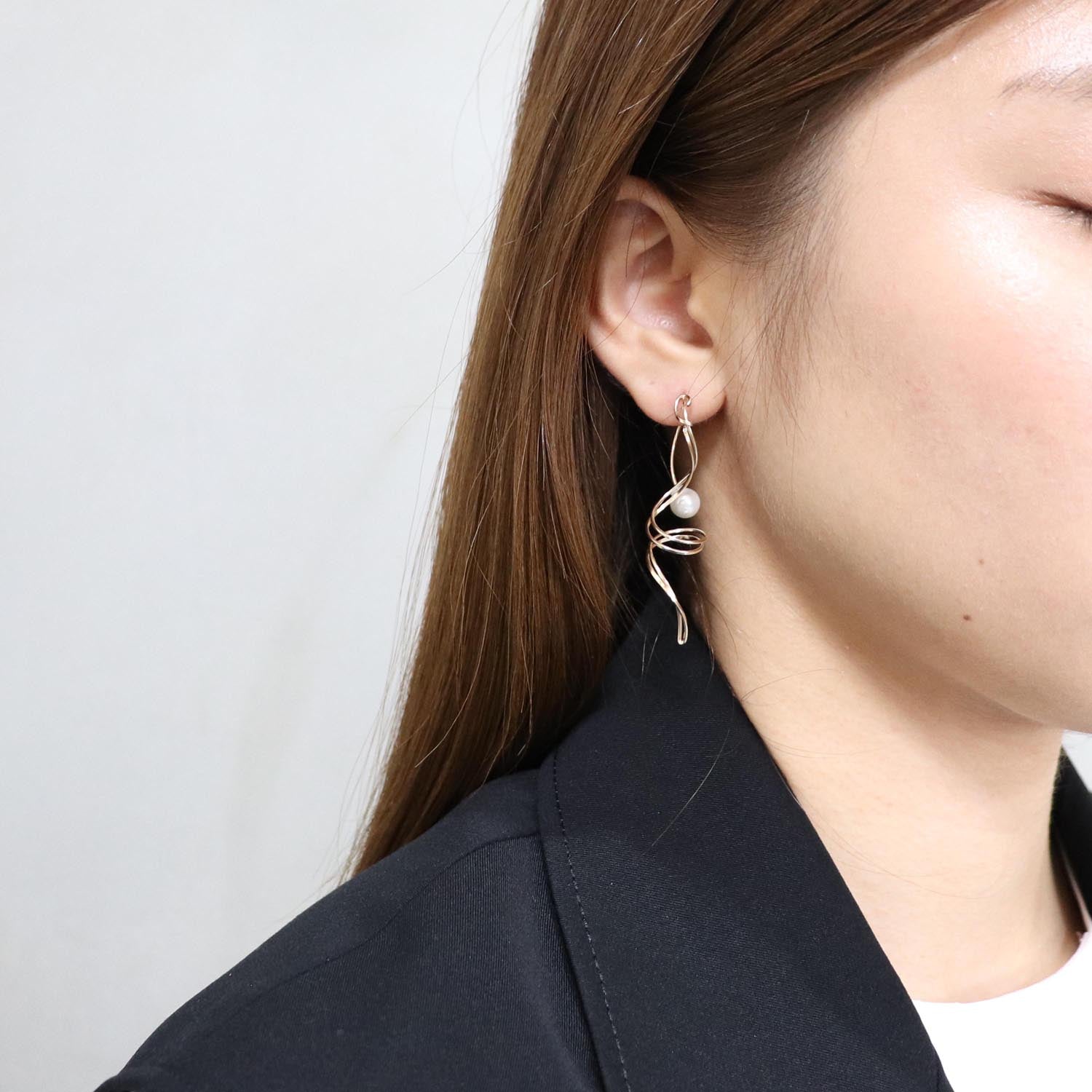 K14GF 巡りのかたち ピアス|GFP1363GD