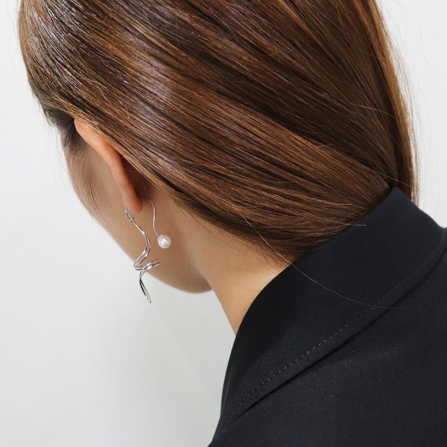 K14GF 巡りのかたち ピアス|GFP1363WH