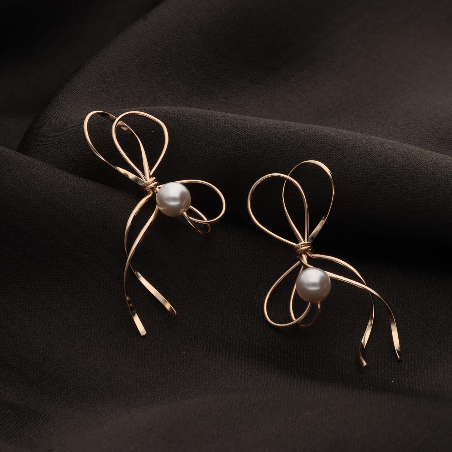 K14GF 結びのかたち ピアス|GFP1364GD