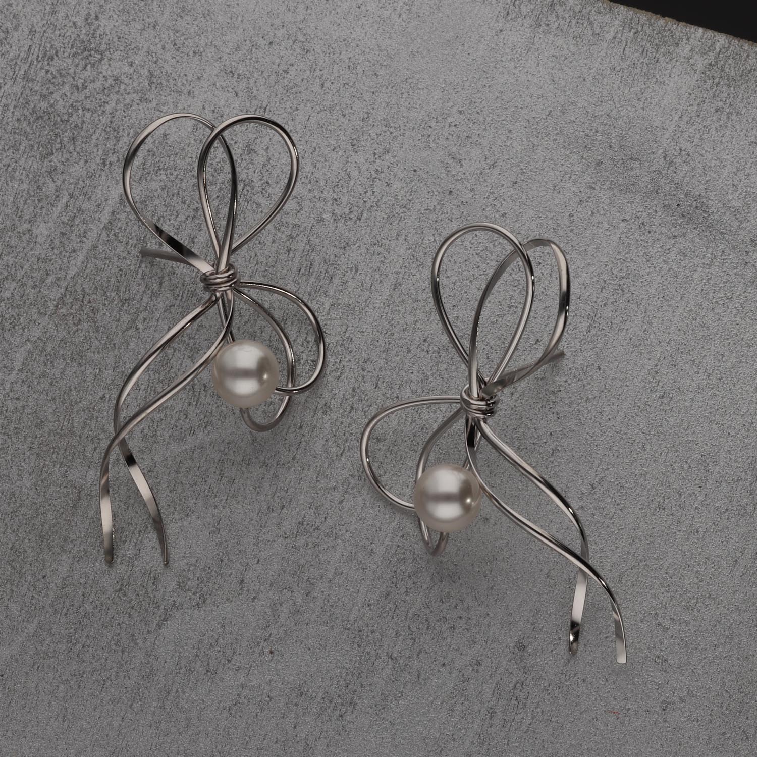 K14GF 結びのかたち ピアス|GFP1364WH