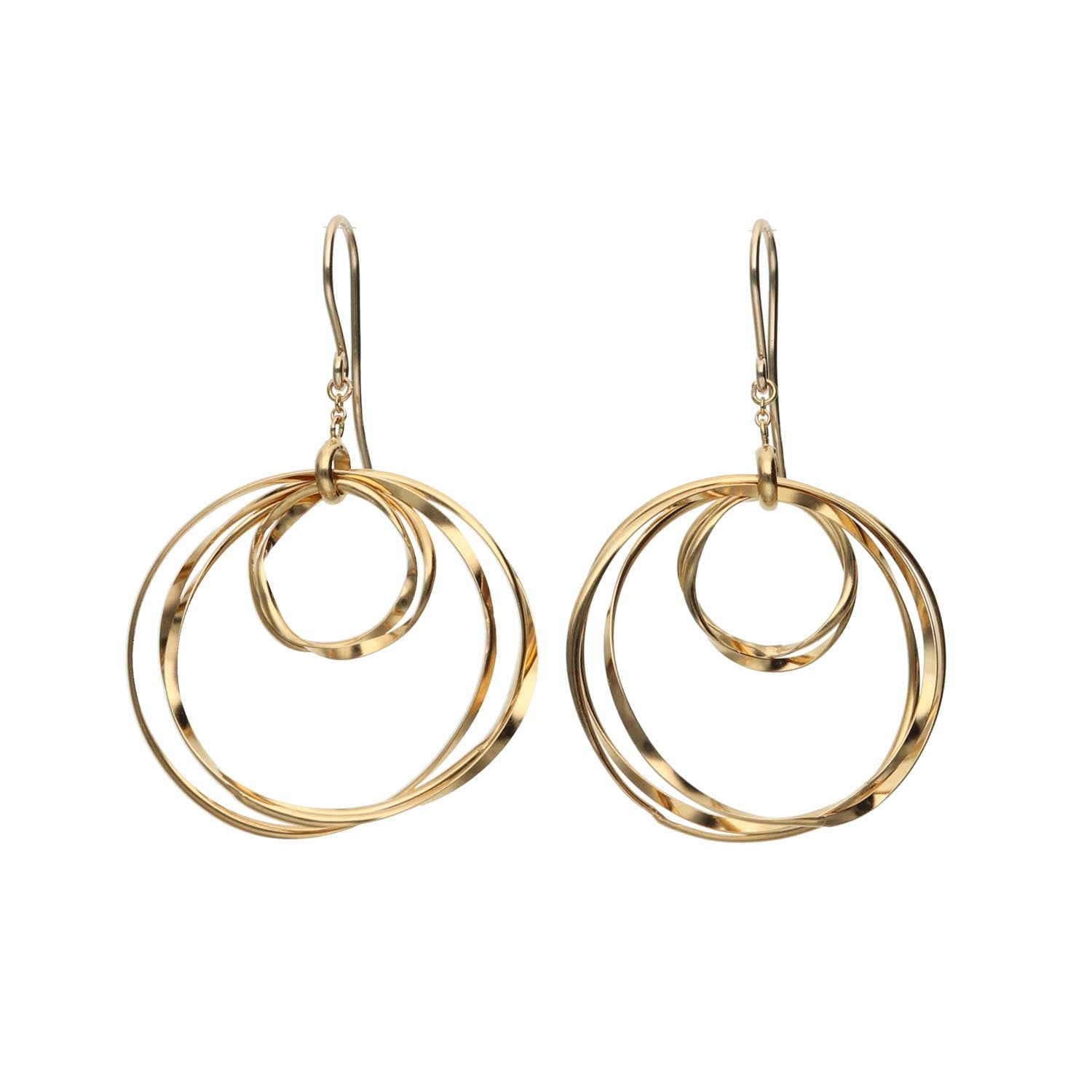 K14GF 波紋のなごみ ピアス|GFP1366GD