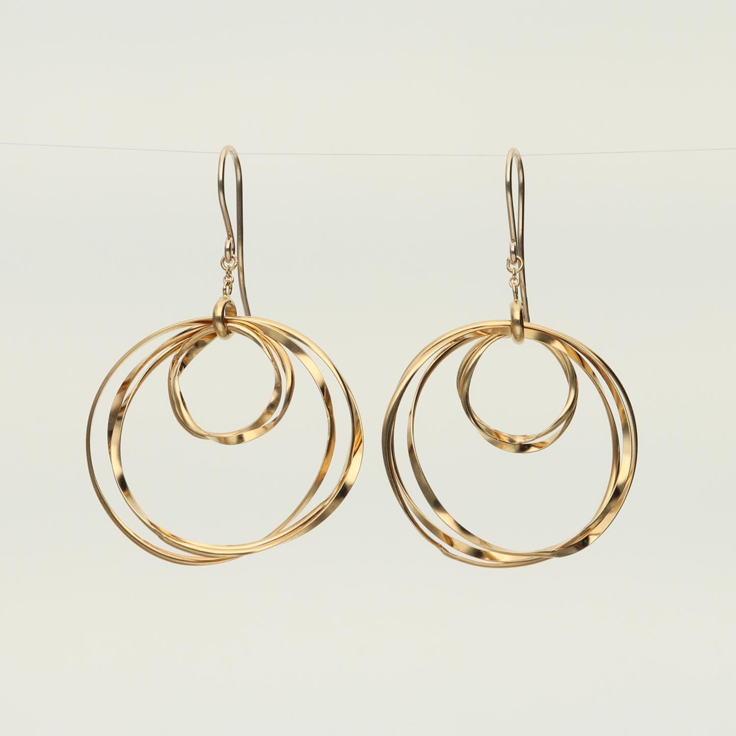 K14GF 波紋のなごみ ピアス|GFP1366GD