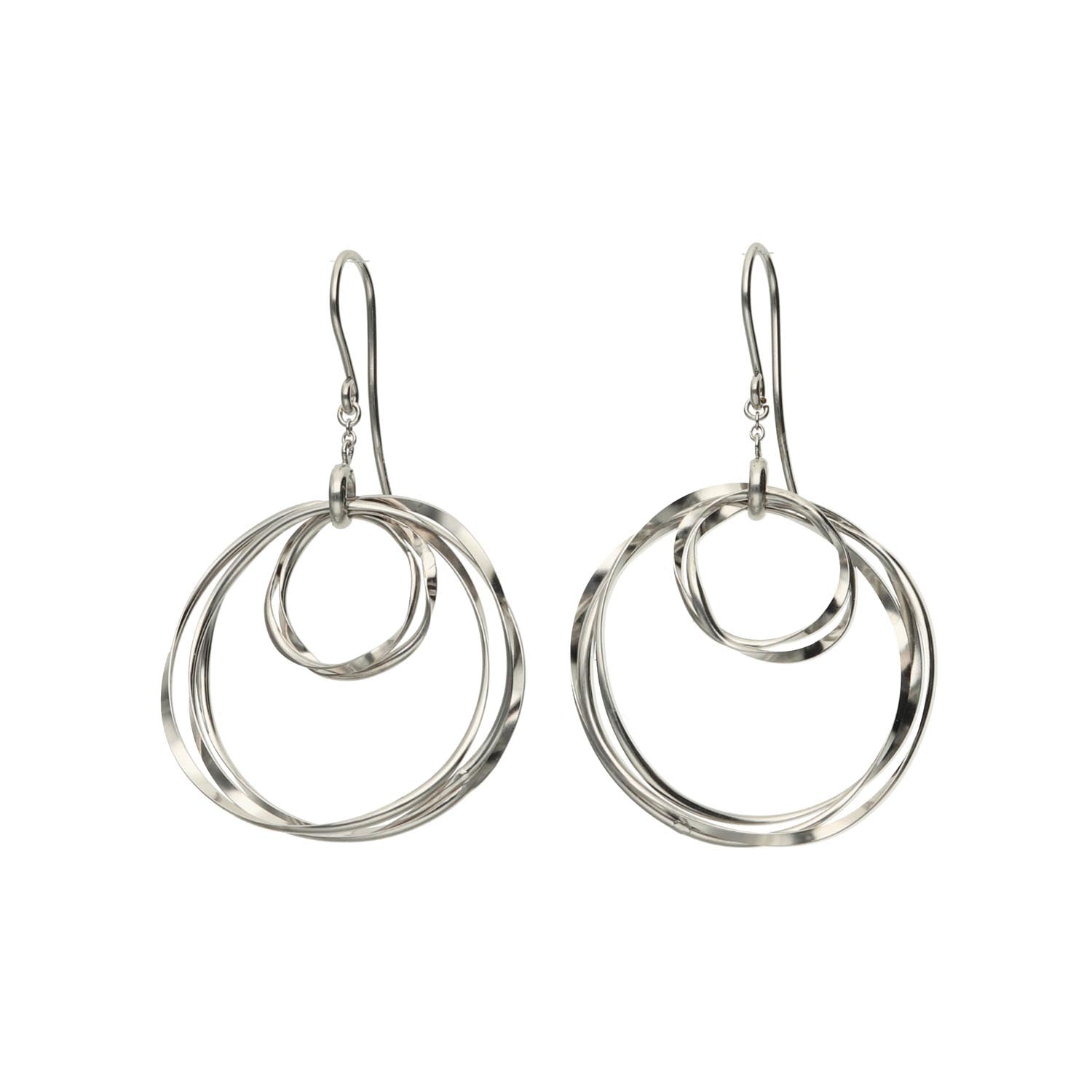 K14GF 波紋のなごみ ピアス|GFP1366WH